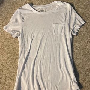 Casual white t-shirt